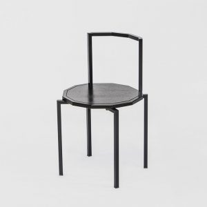 Black Metal Chair