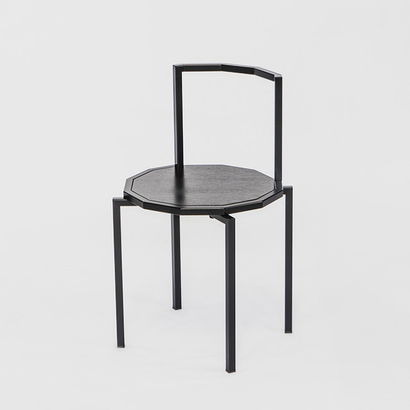 Black Metal Chair