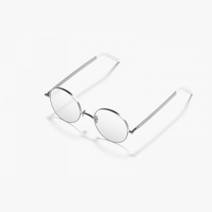 Minimal Silver Glasses